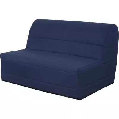 Banquette BZ 140x190 Bleu Marine - MELISSA: Plus Responsable, Made in France