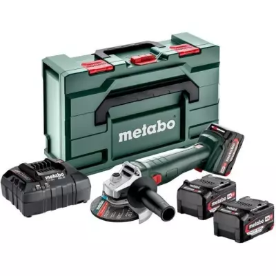 Meuleuse d'angle sans fil METABO W 18 L 9-125 Quick - Puissante et Portable