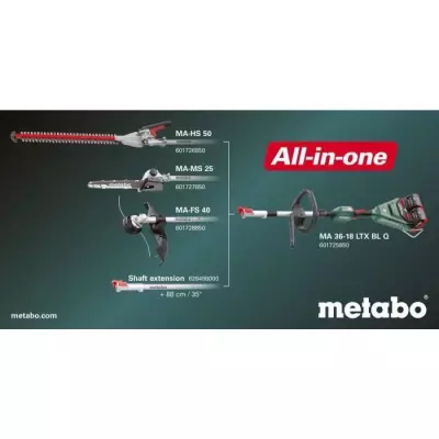 Accessoire pour débroussailleuse METABO 18V - MA-FS 40