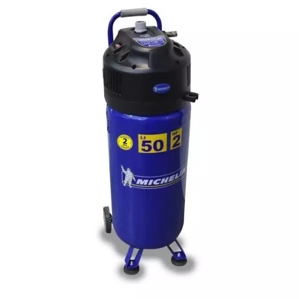 MICHELIN Compresseur d'air vertical MXV50-2 - 50L - 2 CV - 8 bars - sans entretien (huile)
