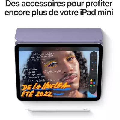 iPad mini (2021) - 8,3 WiFi + Cellulaire - 64 Go - Gris Sidéral - Compact et performant