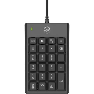 Pavé numérique USB noir compact pour netbook