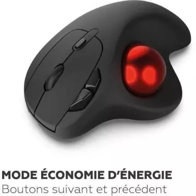 Souris sans fil - MOBILITY LAB - Trackball - Noir - Compact et Ergonomique
