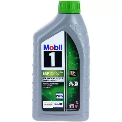 Bidon huile moteur MOBIL1 5W30 ESP - 1L - 4 saisons