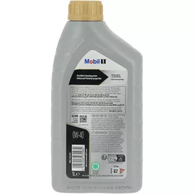 Bidon huile de moteur MOBIL1 0W-40 FS - 1 L - 4 saisons