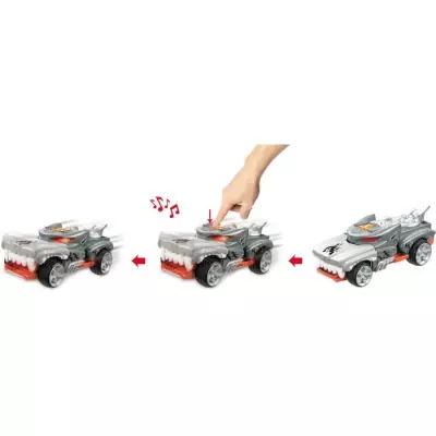 Véhicule motorisé Hot Wheels Monster Action Hotweiler - Sons et lumières - 23cm