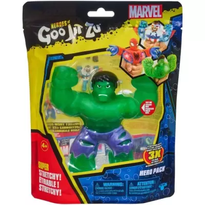Figurine Hulk S3 11 cm - Goo Jit Zu Marvel - Vert et bleu