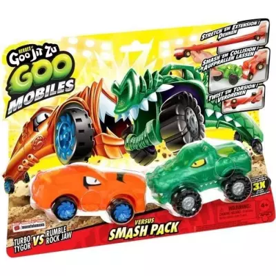 Véhicules miniatures MOOSE TOYS - GOO MOBILES - TURBO TYGER VS RUMBLER JAW