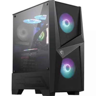 Boitier PC MSI MAG FORGE 100R - Noir - Verre trempé - ATX