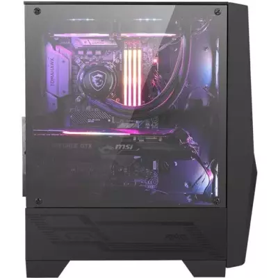 Boitier PC MSI MAG FORGE 100R - Noir - Verre trempé - ATX
