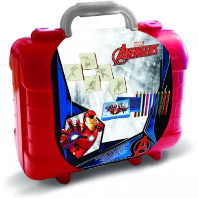Ensemble de voyage - MULTIPRINT - 42153 - 5 tampons Ironman, 10 crayons