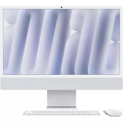 iMac 24 Argent 2024: Écran Retina 4,5K, SSD 256Go, 16Go RAM