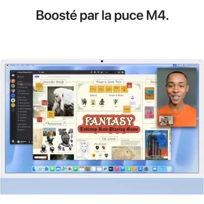 Apple iMac 24 Bleu 512Go SSD 16Go RAM