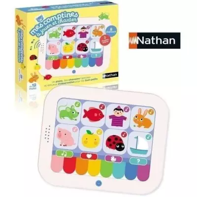 Chantez et jouez avec 8 comptines interactives - NATHAN