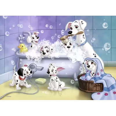 Puzzle 60 p - Disney Les 101 Dalmatiens - Vie Blanche
