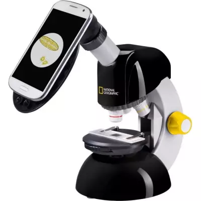 Kit télescope + microscope enfant - National Geographic | Dimensions: 15x38x27 cm