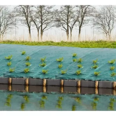 Toile de paillage paysages verte 3,30 x 5 m - Anti UV 100 g/m²