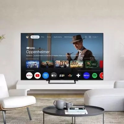 CONTINENTAL EDISON - CELED75SVQLD26B6 - TV QLED UHD 4K 75'' (189 cm) - SMART GOOGLE - 3xHDMI - 2xUSB