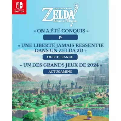 Plongez dans l'aventure avec The Legend of Zelda: Echoes of Wisdom sur Nintendo Switch!