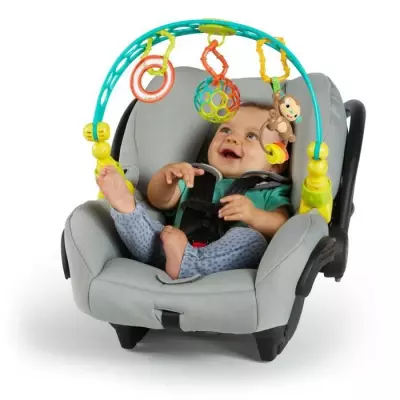 Arche de jeux poussette BRIGHT STARTS Oball 0 mois+ - Amusement assuré!