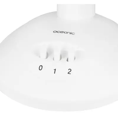 Ventilateur de table OCEANIC - Puissant et Compact - Blanc