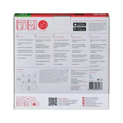 Support TV Smart 33-109 cm: Inclinable 15° - Garantie 10 ans