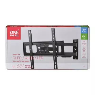 Support mural inclinable et orientable à 180° pour TV de 33 à 165cm