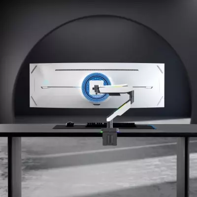Support écran articulé - OPLITE MT49 Blanc - Compact et pratique