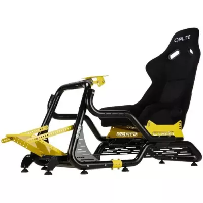 Cockpit de simulation racing OPLITE GTR S8 Elite Force Jaune - Haute Performance