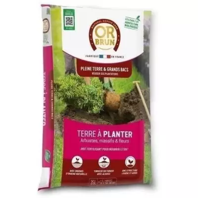 Terre à Planter de Qualité Supérieure - OR BRUN