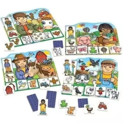 Jeu de Memo Old MacDonald Lotto - Apprentissage Ludique
