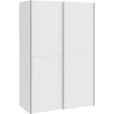 Armoire 2 portes coulissantes blanc mat - Design éco-responsable