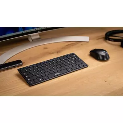 Pack Clavier Souris Sans Fil Compact Noir - BLUESTORK