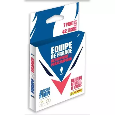 Blister 7 pochettes PANINI JO 2024 Equipe de France - 42 Stickers