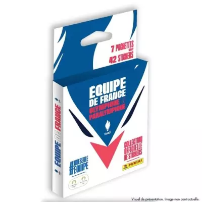 Blister 7 pochettes PANINI JO 2024 Equipe de France - 42 Stickers