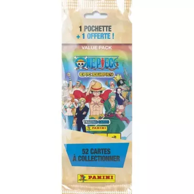 Achetez 1 pochette, obtenez-en 1 gratuite - PANINI - One Piece - 52 cartes
