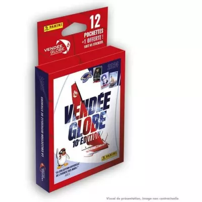 Stickers PANINI Vendée Globe : Album + 13 pochettes, 65 stickers