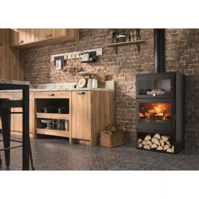Poêle à bois PANADERO Zamora Ecodesign - 7,1 kW - Bûches 50 cm