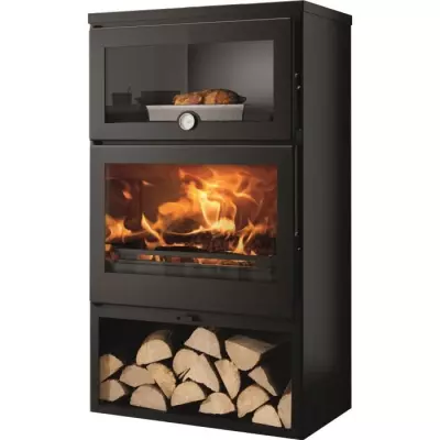 Poêle à bois PANADERO Zamora Ecodesign - 7,1 kW - Bûches 50 cm
