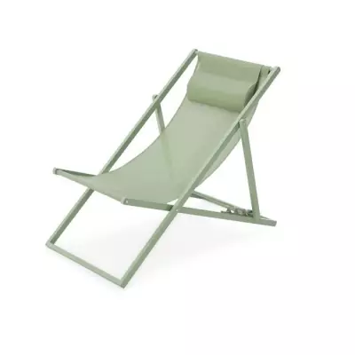 Chilienne PAROS - Confort kaki pour se prélasser - L 63 x P 104 x H 85 cm
