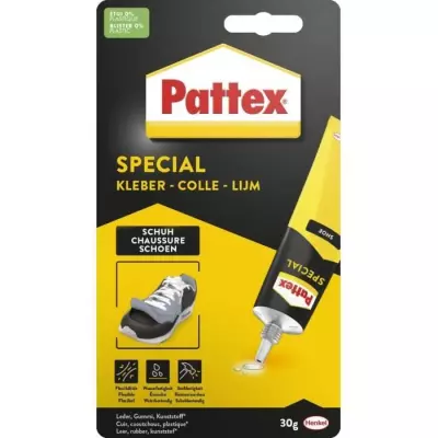 PATTEX Colle Spécialités Matériaux pour Chaussures - Tube 30g
