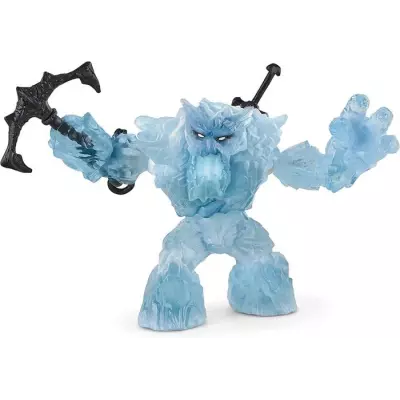 Figurine Monstre de Glace Mythique avec Arme - Durable et Amusant