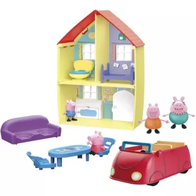 Découvrez le Coffret maison de Peppa Pig: Accessoires amusants inclus