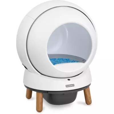 Bac à litière intelligent PETSAFE SMART SPIN - Connecté - Blanc