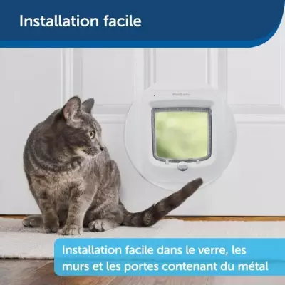 Adaptateur vitrage pour chatière PPA19-16145 - Blanc