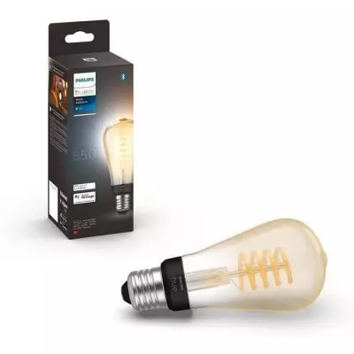 Ampoule LED connectée Philips Hue White Ambiance E27 ST64 