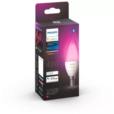 Ampoules Philips Hue White & Color E14 - Smart & Flamme