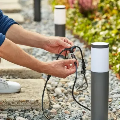 Lampe de jardin PHILIPS Utrecht 6W, 2700K - Anthracite