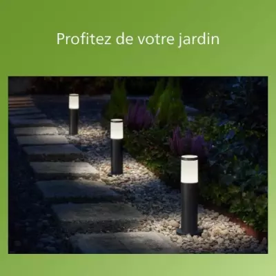 Pack de 3 bornes extérieures PHILIPS Garden Link - Éclairage de jardin design Pack de 3 bornes extérieures PHILIPS Garden Link - Éclairage de jardin design