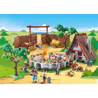 Fête avec Astérix et amis : PLAYMOBIL 70931 - Univers miniature